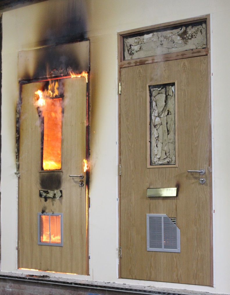 Fire Door Burn Test